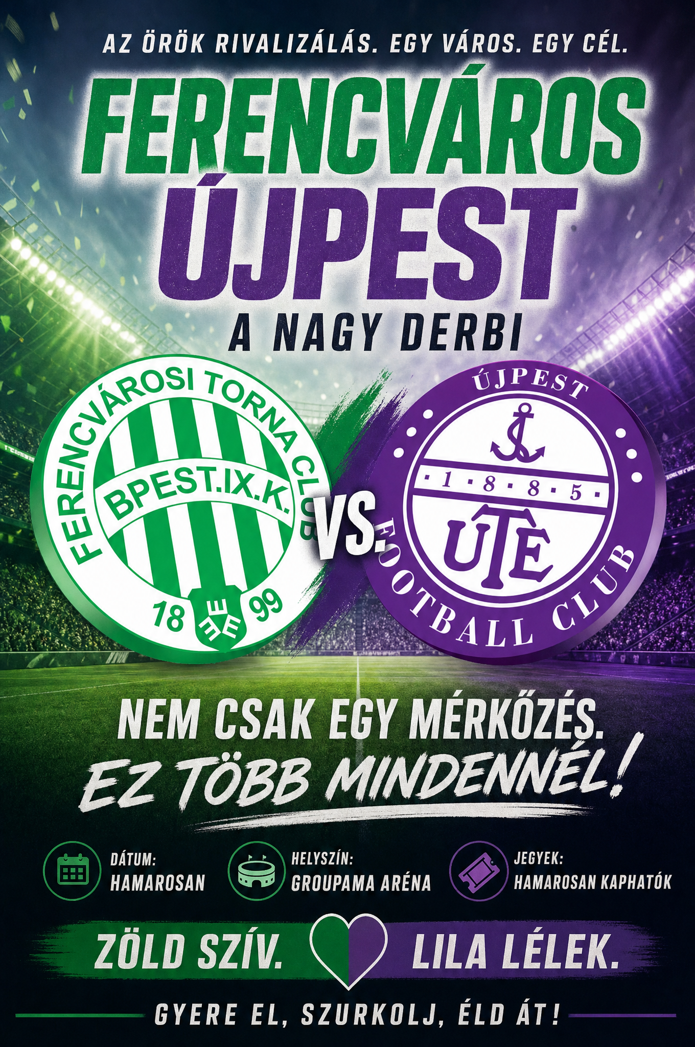 Ferencváros vs Újpest — Élő közvetítés